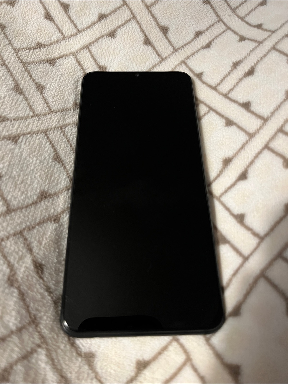 Samsung Black Smartphone with Edge Display